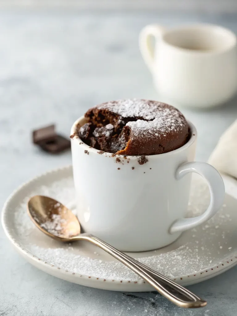 Easy Chocolate Lava Mug Cake
