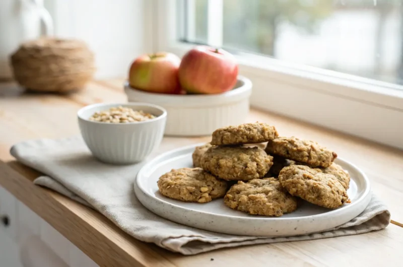 Healthy Apple Cookies (Just 3 Ingredients!)