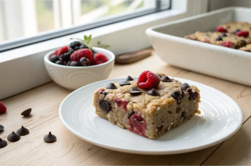 Baked Overnight Oats (Meal Prep Breakfast Bars)