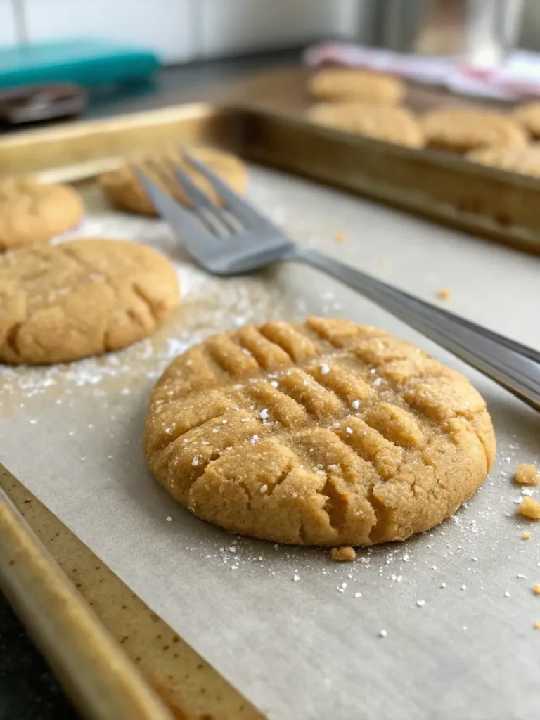 3-Ingredient Peanut Butter Cookies