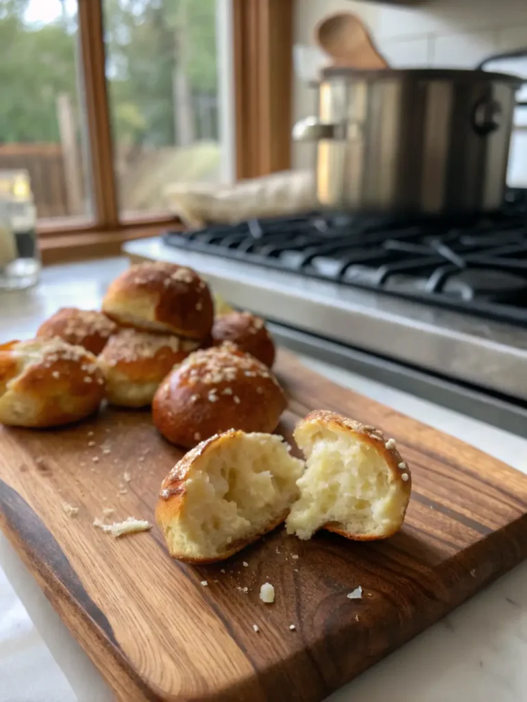 Garlic Parmesan Pretzel Bites