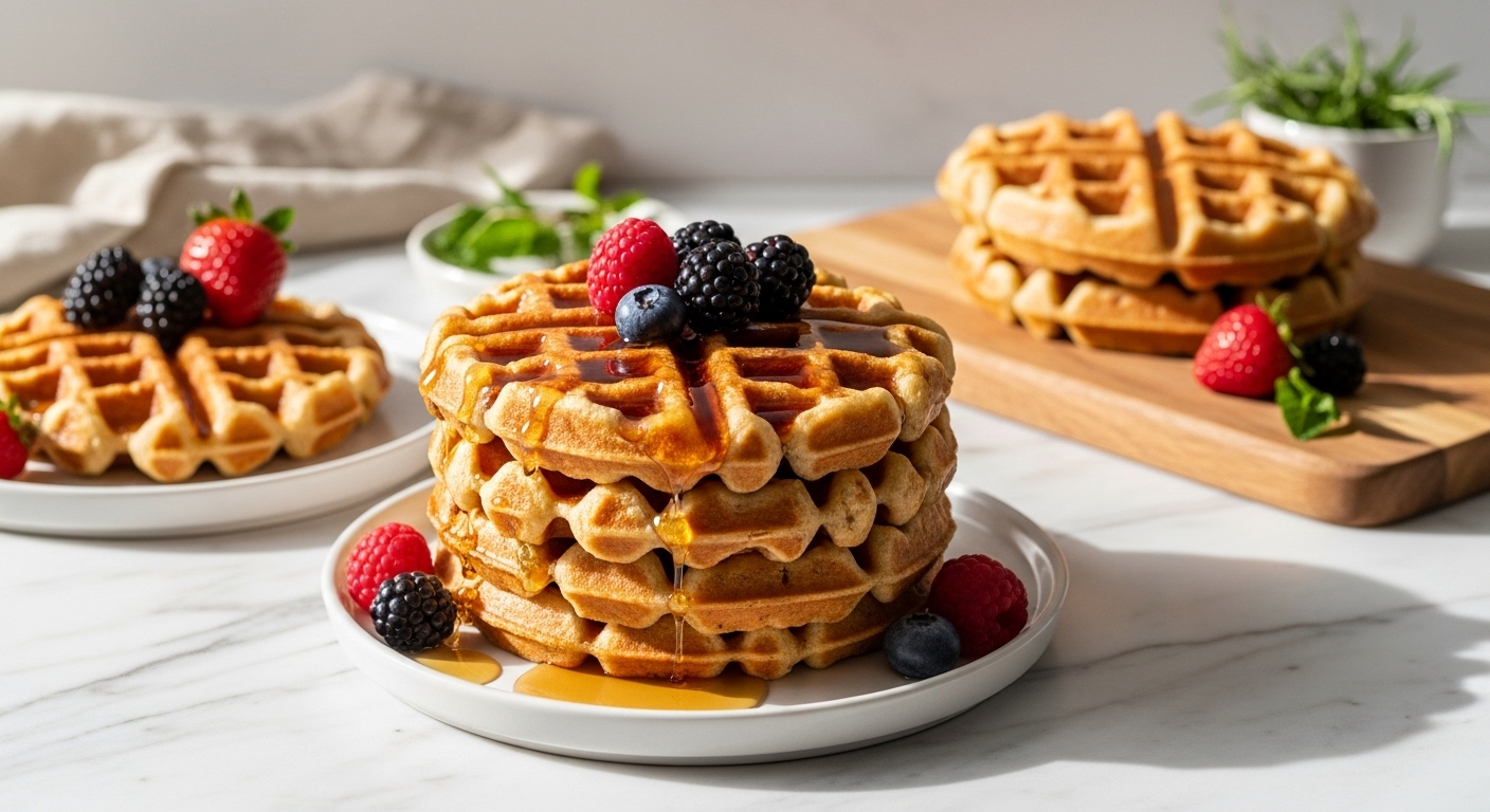 Overnight Sourdough Discard Waffles (Pancakes Too!)