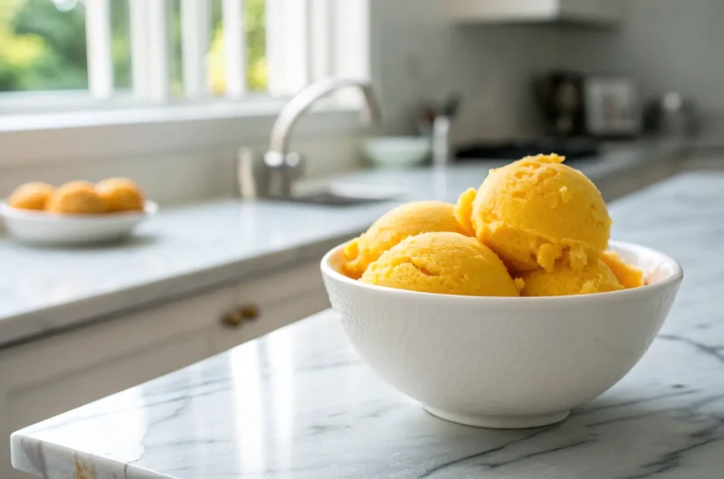 2-Ingredient Fruit Sorbet (No Ice Cream Maker!)